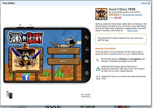 AmazonAppstorewithTestDriveforAndroidapps