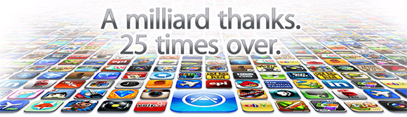 AppleAppStorereaches25billiondownloads