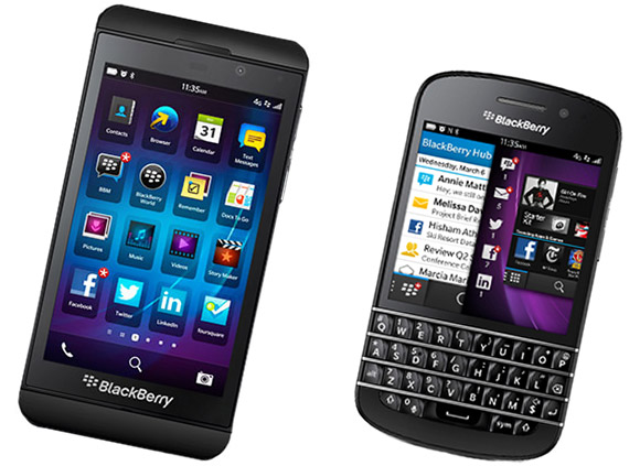 BlackBerryZ10andQ10announced