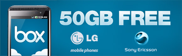 50GBcloudstorageforSonyEricssonXperiaandLGsmartphones