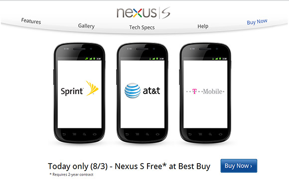 GoogleNexusSinfopage