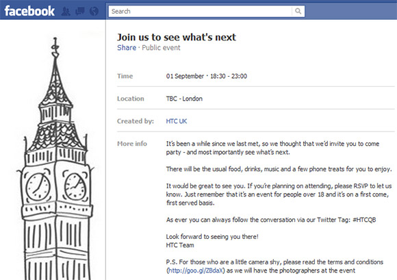 HTCinviteSeptember1stfornewsmartphones