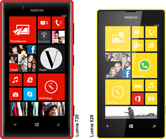 NokiaLumia720andLumia520WindowsPhone8smartphonesunveiled