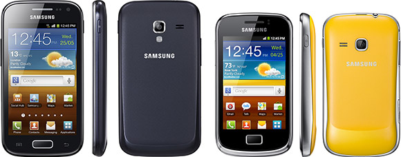 SamsungGalaxyAce2andGalaxyMini2Androidsmartphonesannounced