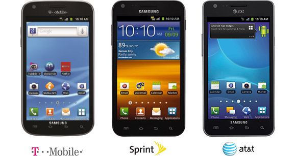 SamsungGalaxySIIforT-Mobile,SprintandAT&T