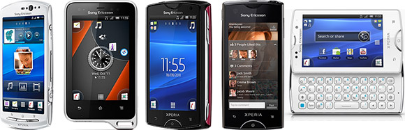 XperianeoV,XperiaActive,XperiaMini,XperiaRay,XperiaMiniPro